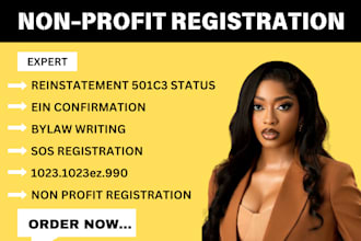 do non profit registration, grant writing 501c3 tax exempt, bylaw, form 1023 990