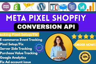 install google analytics, facebook, instagram meta tracking pixel into shopify