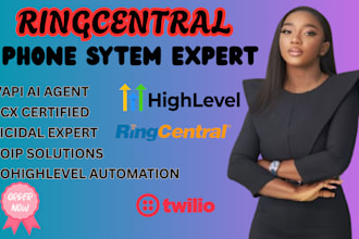 ringcentral ivr twilio aircall gohighlevel automation vapi ai agent phone setup