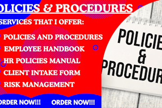 develop policies and procedure, employee handbook, hr handbook, homecare policy