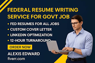 provide usajobs and federal resume writing service