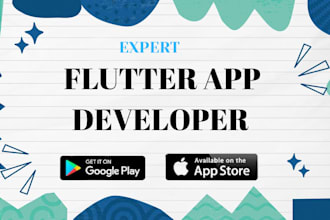 develop ios android mobile apps and database tasks with flutter kotlin react js