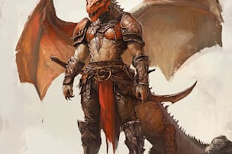 draw your dnd rpg character