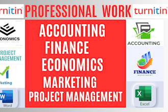 do your accounting, finance, economics and project management all tasks