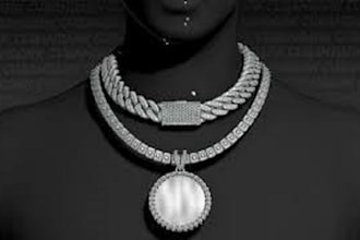 create a logo, letter or design for a chain jewelry obj fbx fivem