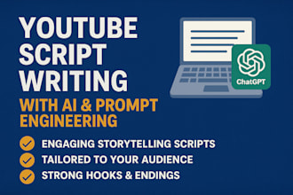 write high quality youtube scripts using ai and prompt engineering