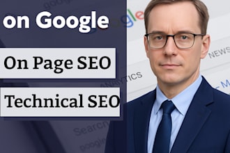 do complete SEO service with on page, technical and backlinks