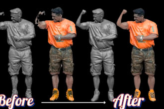 fix mesh, repair and clean up your 3d scan models for 3d printing
