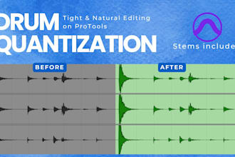 edit and quantize your drums professionally in pro tools