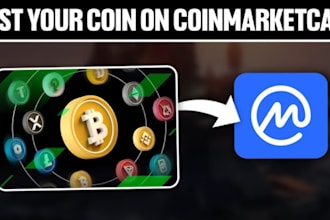 do full coinmarketcap listing setup for your crypto token