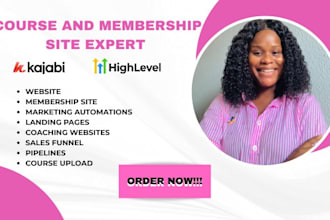 customize kajabi membership ghl website and kajabi community