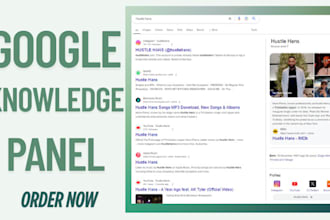 create standard google knowledge panel for personal or brand