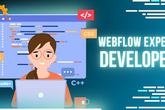 design, develop or fix your webflow website or landing page