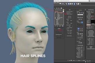 do 3d realistic metahuman realistic character modeling 3d model