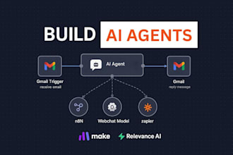build ai agent and workflow automation with n8n zapier make relevance ai