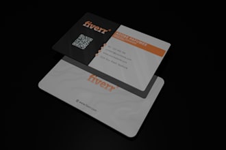 design a professional and modern business card for your brand