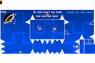 do a good and clean geometry dash layout