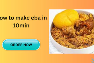 create eba and egusi soup