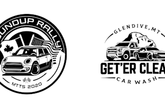 do design auto detailing automotive car dealership, mobile detailing logo