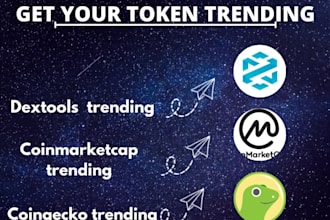 create pinksale trending bot, dexscreener and cmc trending bot, poocoin