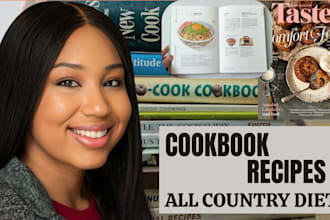write, design, format, and ghostwrite your cookbook or recipe book