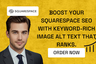 optimize images by adding SEO alt text on squarespace for higher google ranking