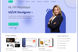 create professional figma website designs and UI UX mockups