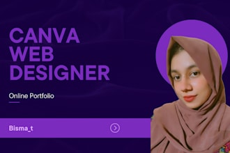 create amazing and beautiful websites using canva