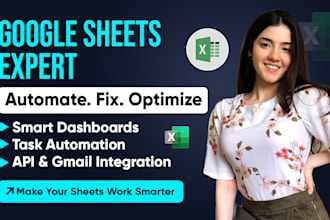 create dynamic google sheets with advance formulas and logic