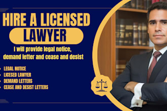 iprovide legal notice, demand letter and cease and desist