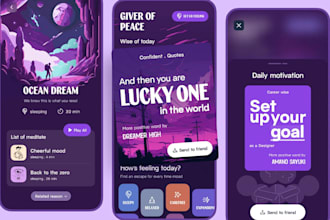 do meditation app calm clone app ai meditation app yoga wellness app health app