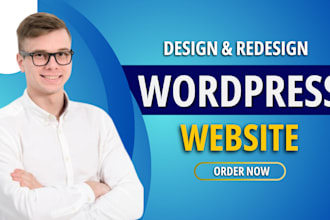 build mobile responsive fast seo optimized wordpress website landing page