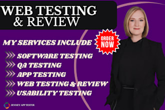 test and review your website, app, real user experience