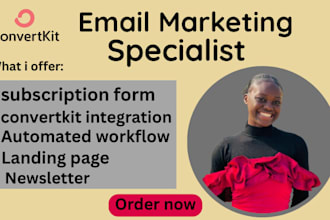 manage your convertkit campaigns with expert email marketing strategy
