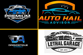 design automotive car wash auto detailing, repair, racing, sports team logo