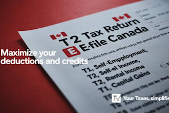 prepare canadian corporation tax return t2
