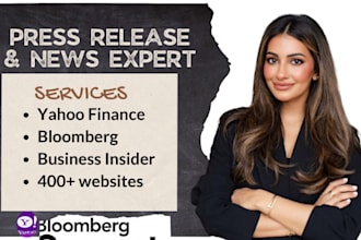 do press release news release, yahoo finance, pr distribution authority backlink