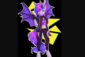 create custom animal character, furry, nsfw, fursona, anthro, avatar, oc art
