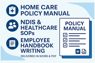 write home care policy, procedures manual, ndis employee handbook,  healthcare