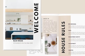 design a luxury airbnb welcome for your guests