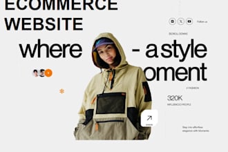 build fashion, clothing, beauty, streetwear, or florist website, shopify website