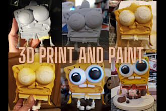 3d print and hand paint your custom models props miniatures and cosplay models
