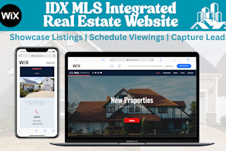 setup wix website for real estate agency wix idx mls integration, wix website