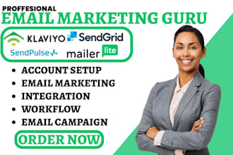 sendpulse email marketing sendgrid automation mailerlite klaviyo email template