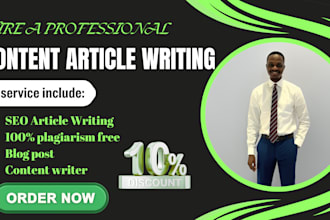 do SEO article writing, blog post writing or content writing, copywriting