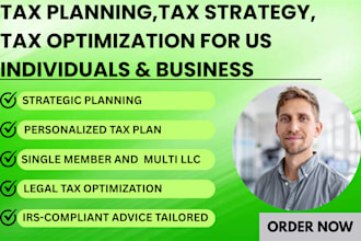 build tax planning, strategy, and optimization for US individuals and businesses