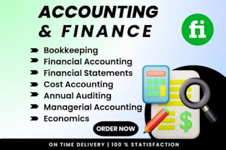 be your accounting, finance, audit, tax or taxation, financial analysis tutor