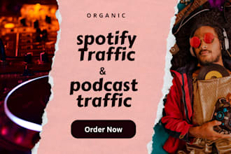 promote your music or podcast to boost podcast spotify traffic