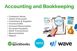 do quickbooks online bookkeeping, quickbooks clean up, and bank reconciliation