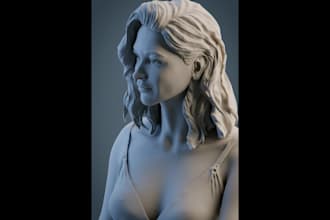 teach you digital sculpting, 3d model for 3d printing with blender software